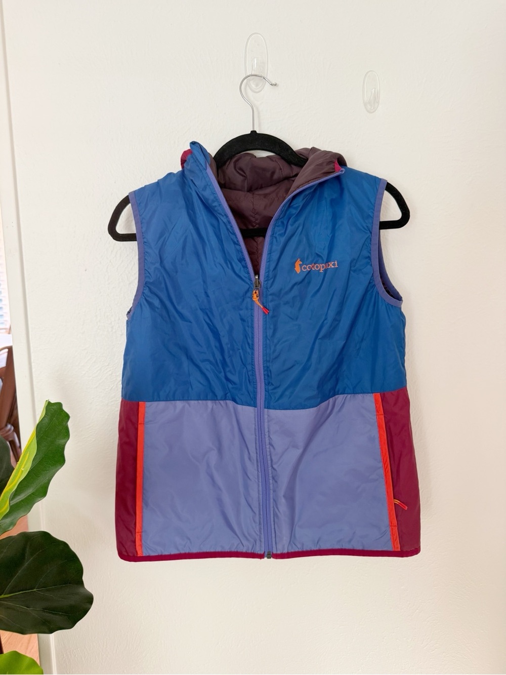Cotopaxi Teca Calido Reversible Hooded Vest Sz S